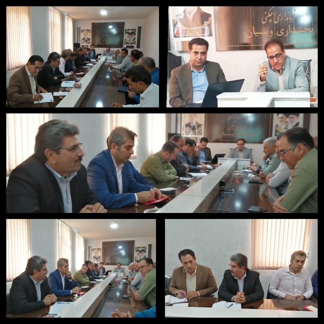 حضور مدیر جهاد کشاورزی شهرستان چگنی در جلسه ملاقات مردمی فرماندار چگنی