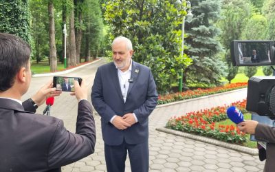 انتقال پیام رئیس‌جمهور ایران به رئیس‌جمهور تاجیکستان توسط علی‌آبادی