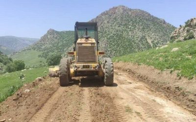 اصلاح، تیغ زنی و تسطیح ۲۰۰ کیلومتر از راه‌های روستایی شهرستان سلسله